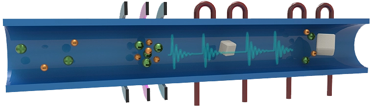 water in pipe with hydropath signal